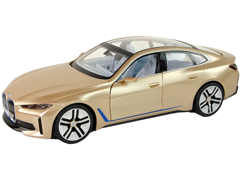 BMW i4 op afstand bestuurbare auto RC Rastar goud 1:14 (2)
