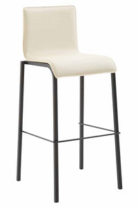 Barkruk Kado kunstleer Square plat zwart (7)