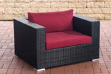 Fauteuil Casablanca robijnrood (7)
