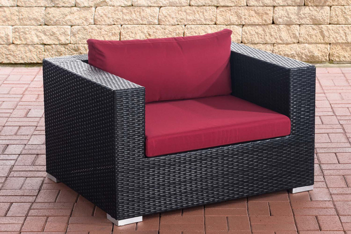 Fauteuil Casablanca robijnrood (7)