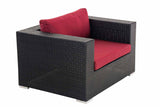 Fauteuil Casablanca robijnrood (8)
