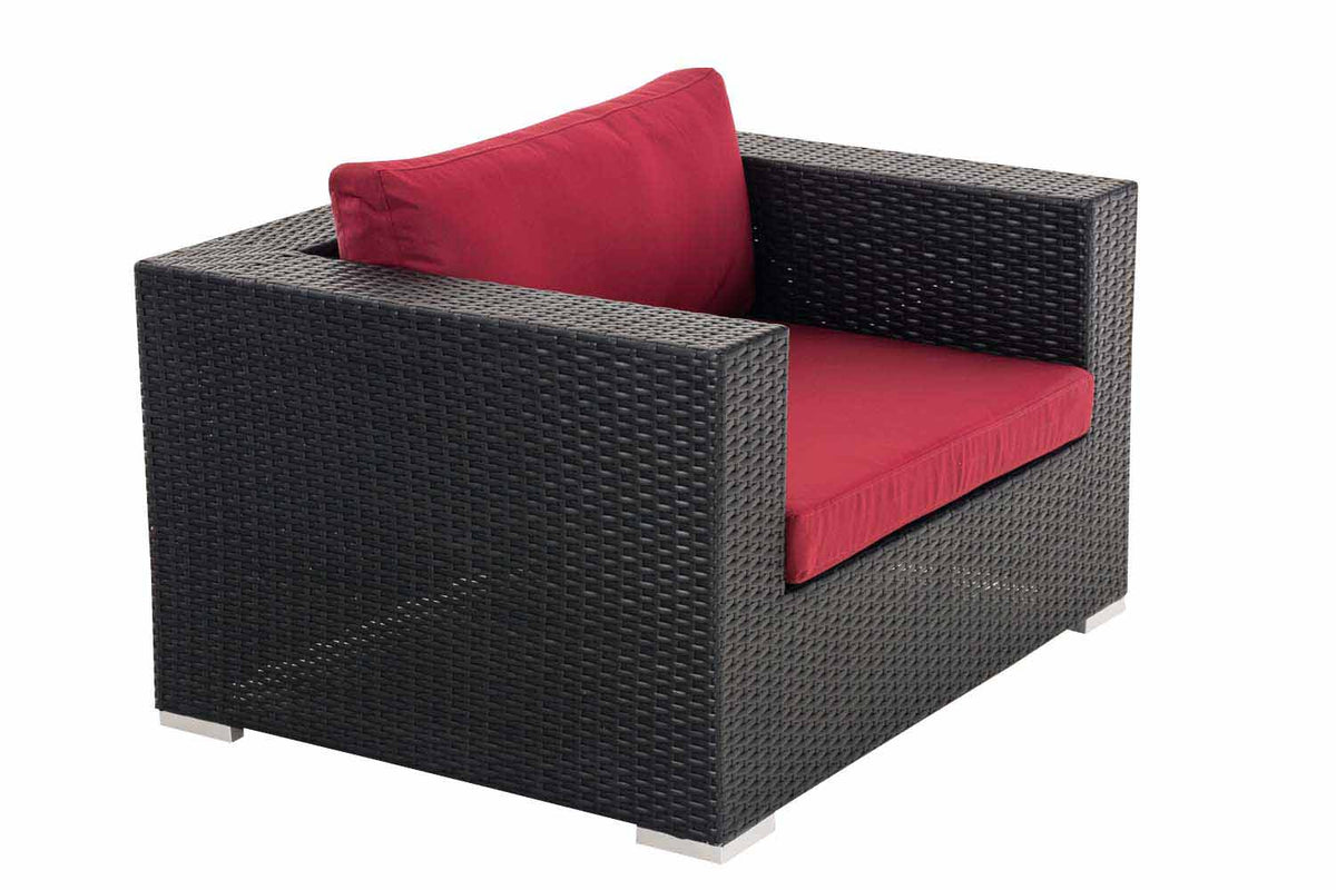 Fauteuil Casablanca robijnrood (8)