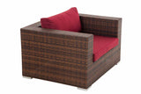 Fauteuil Casablanca robijnrood (2)
