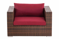 Fauteuil Casablanca robijnrood (3)