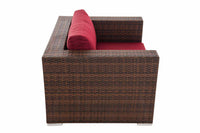 Fauteuil Casablanca robijnrood (4)