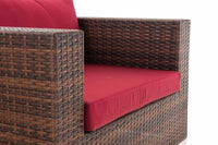 Fauteuil Casablanca robijnrood (6)