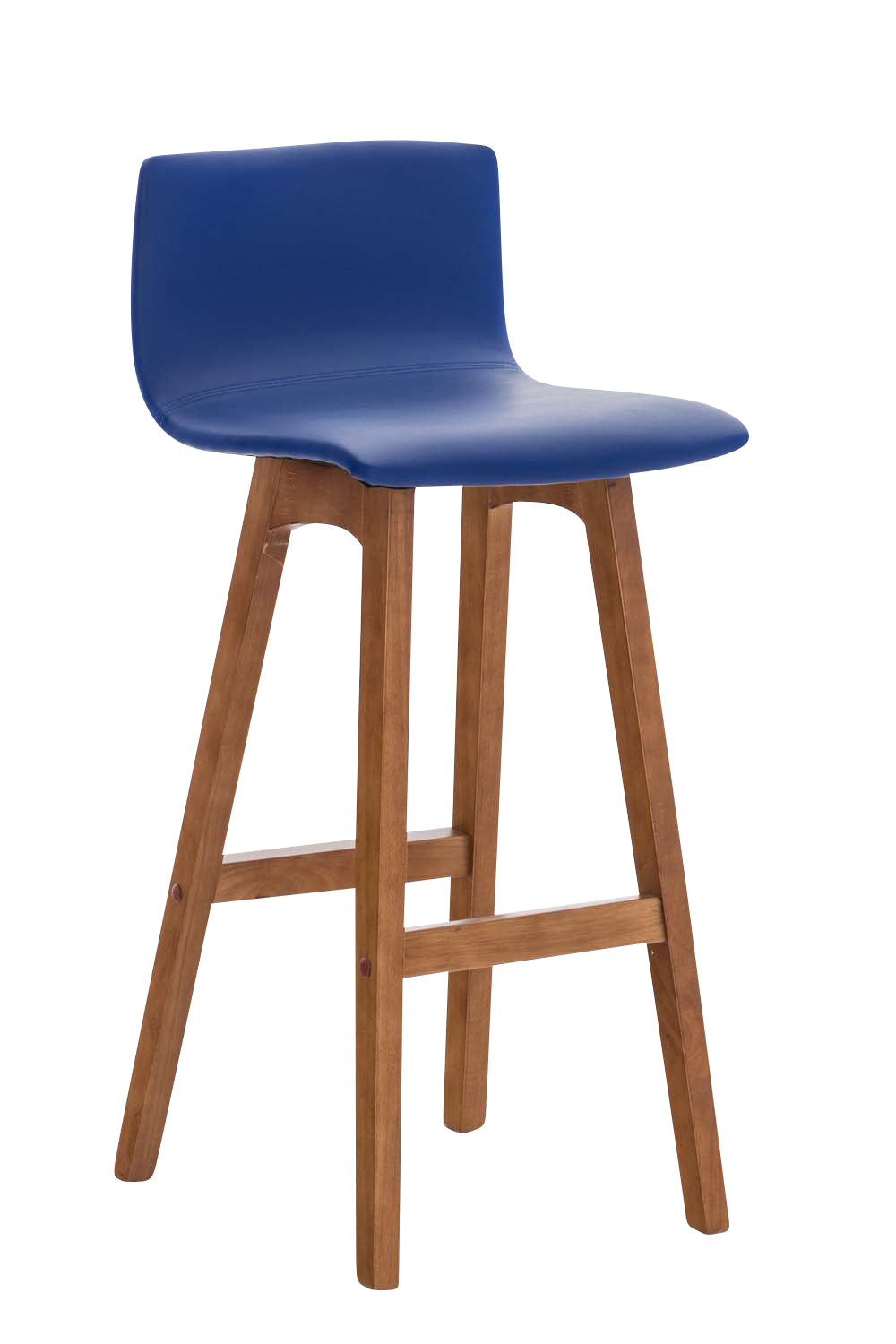 Set van 2 barstoelen Taunus kunstleder walnoot (2)
