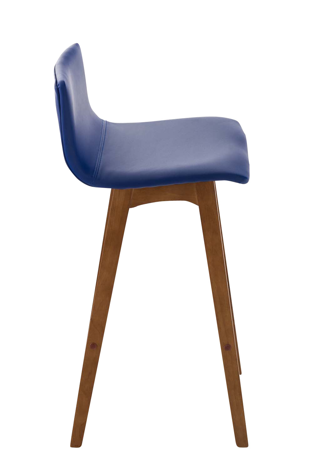 Set van 2 barstoelen Taunus kunstleder walnoot (3)