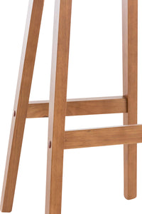 Set van 2 barstoelen Taunus kunstleder walnoot (5)
