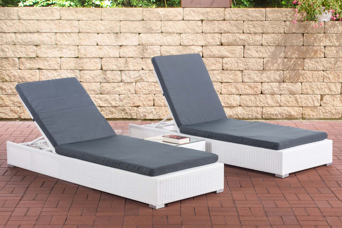 2x ligbed Nadi met tafel ijzergrijs (7)