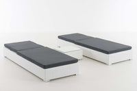 2x ligbed Nadi met tafel ijzergrijs (8)