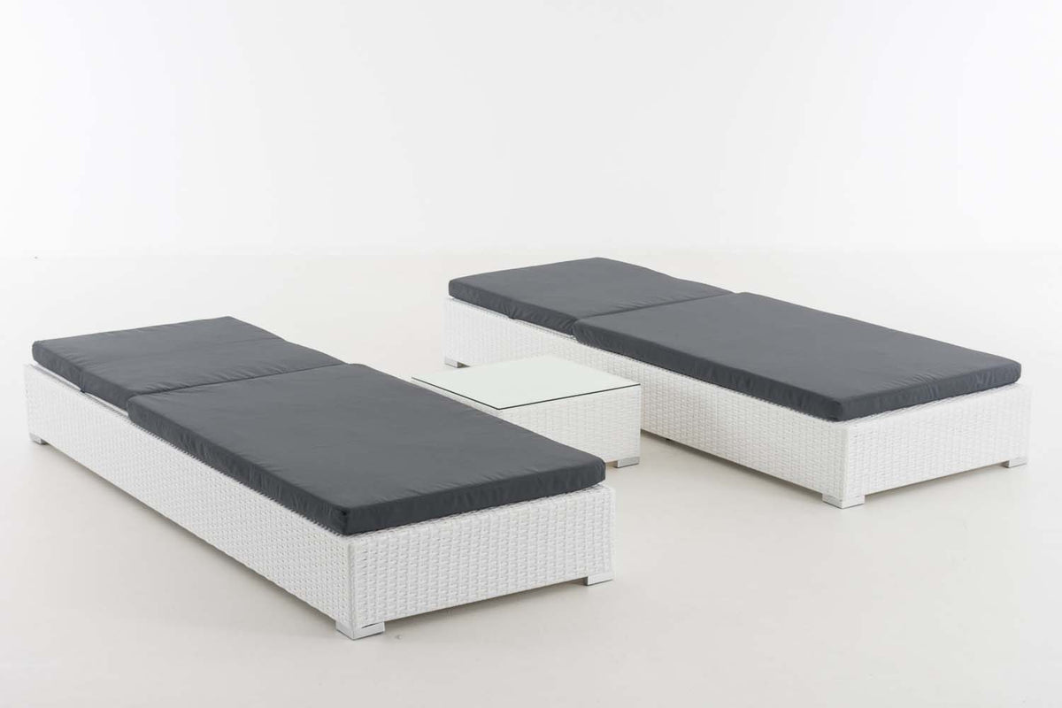 2x ligbed Nadi met tafel ijzergrijs (8)