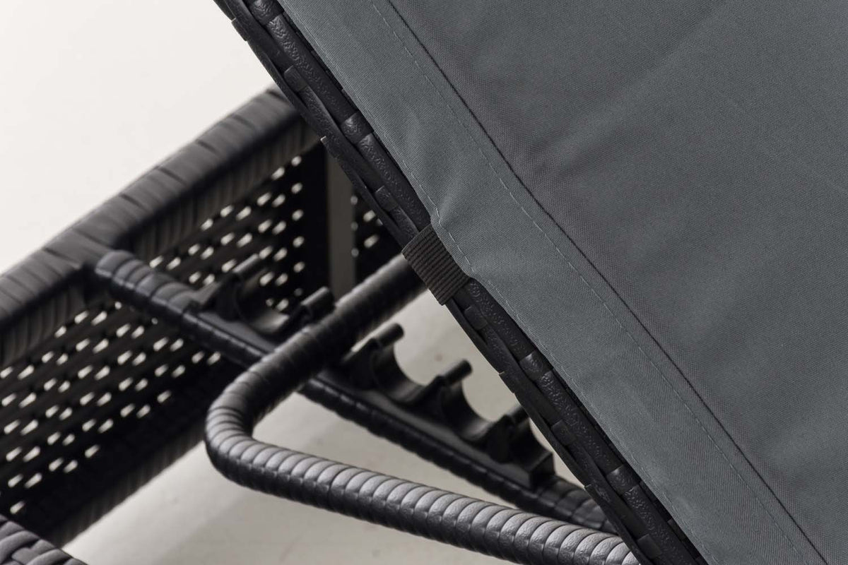 2x ligbed Nadi met tafel ijzergrijs (5)