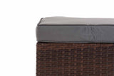 Hocker Vilato plat rotan, ijzergrijs (5)
