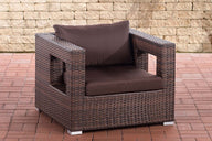 Polyrattan tuinstoel Honolulu terrabruin