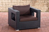 Polyrattan tuinstoel Honolulu terrabruin (6)