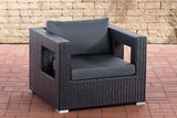 Polyrattan tuinstoel Honolulu ijzergrijs (6)