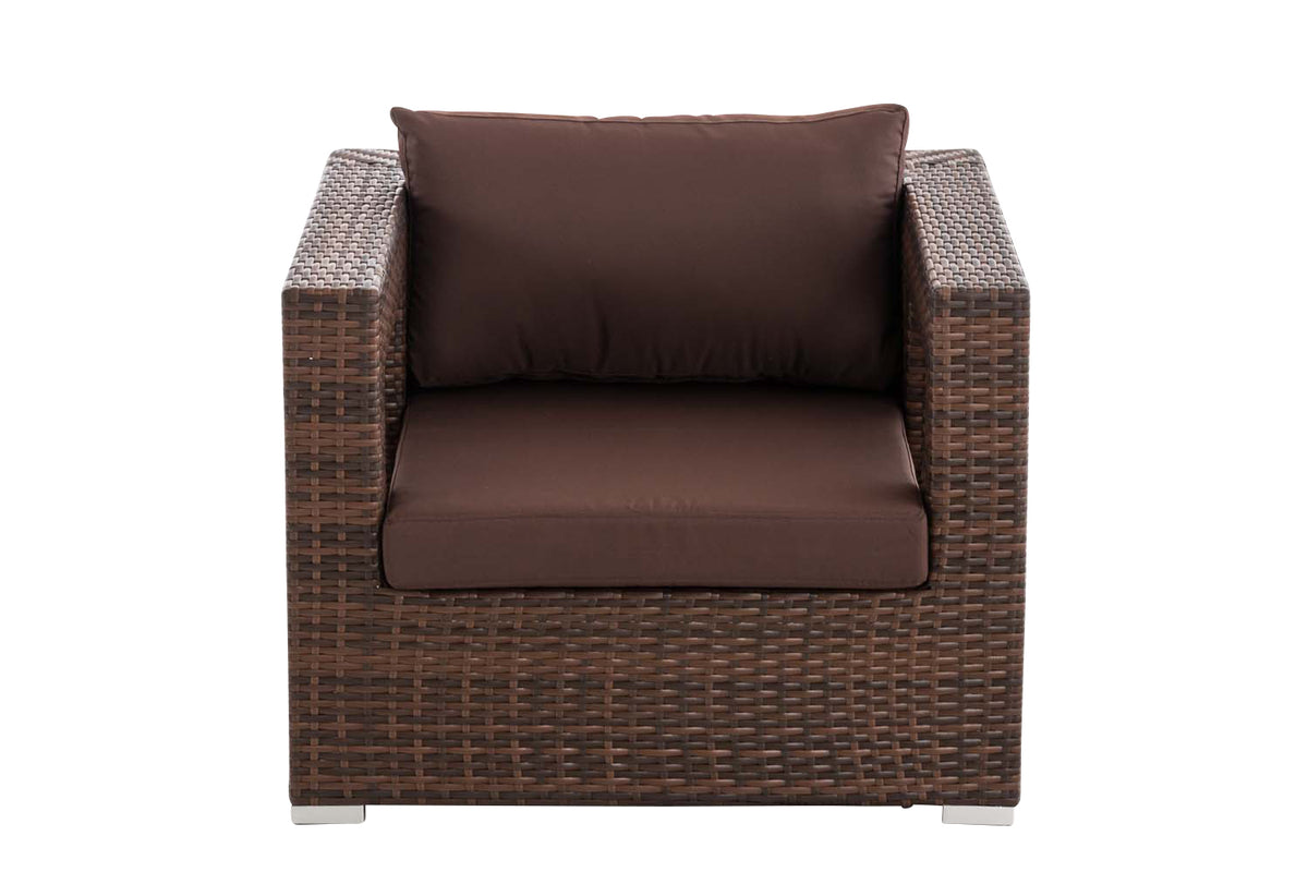 Polyrattan tuinstoel Honolulu terrabruin (2)