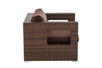 Polyrattan tuinstoel Honolulu terrabruin (3)