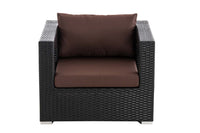 Polyrattan tuinstoel Honolulu terrabruin (7)