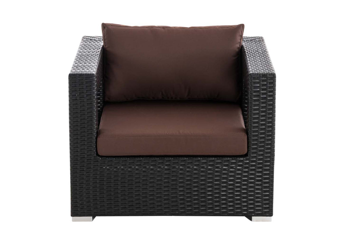 Polyrattan tuinstoel Honolulu terrabruin (7)