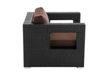 Polyrattan tuinstoel Honolulu terrabruin (8)