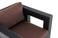 Polyrattan tuinstoel Honolulu terrabruin (9)