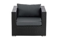 Polyrattan tuinstoel Honolulu ijzergrijs (7)
