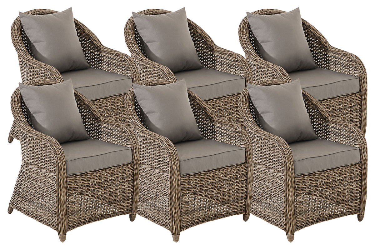 6-delige set fauteuils Stavanger ijzergrijs (9)