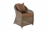 4-delige set fauteuils Stavanger / Farsund terrabruin (10)