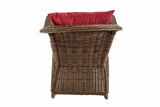 6-delige set fauteuils Stavanger robijnrood (5)
