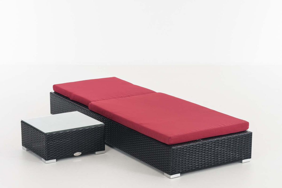 Ligbed Nadi met tafel robijnrood (2)