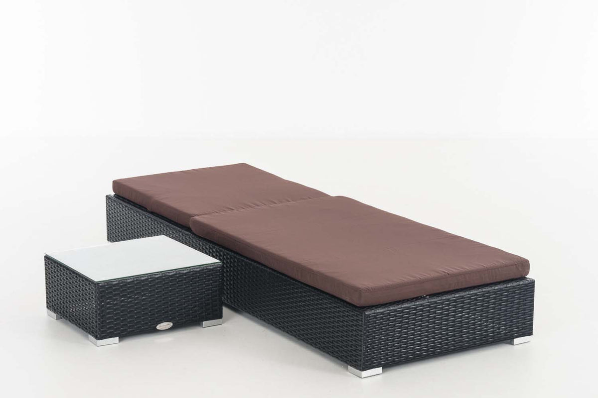 Zonneligbed Nadi met tafel terrabruin (2)