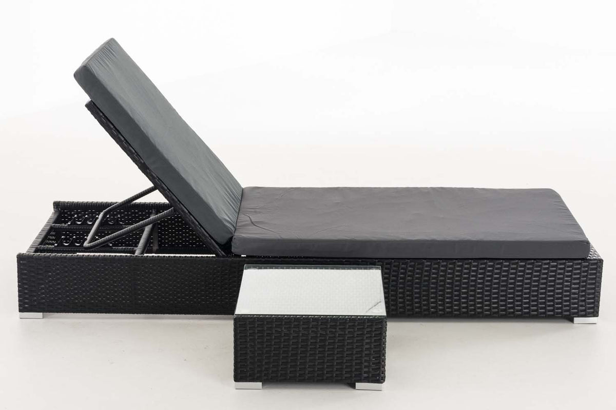 Ligbed Nadi met tafel ijzergrijs (3)