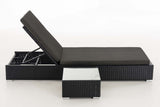 Zonnebank Nadi met tafel antraciet (3)