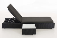 Zonnebank Nadi met tafel antraciet (3)