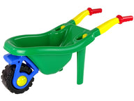Grote kleurrijke tuinkruiwagen groen