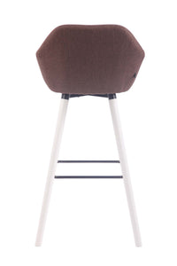 Barkruk Adelaide stof wit (10)
