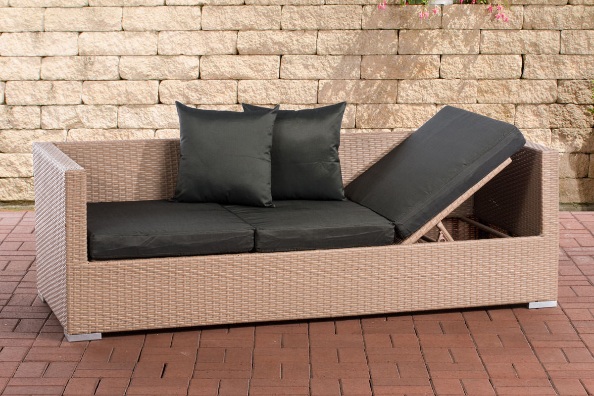 Loungebank Solano antraciet
