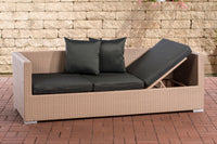 Loungebank Solano antraciet