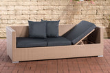 Loungebank Solano ijzergrijs