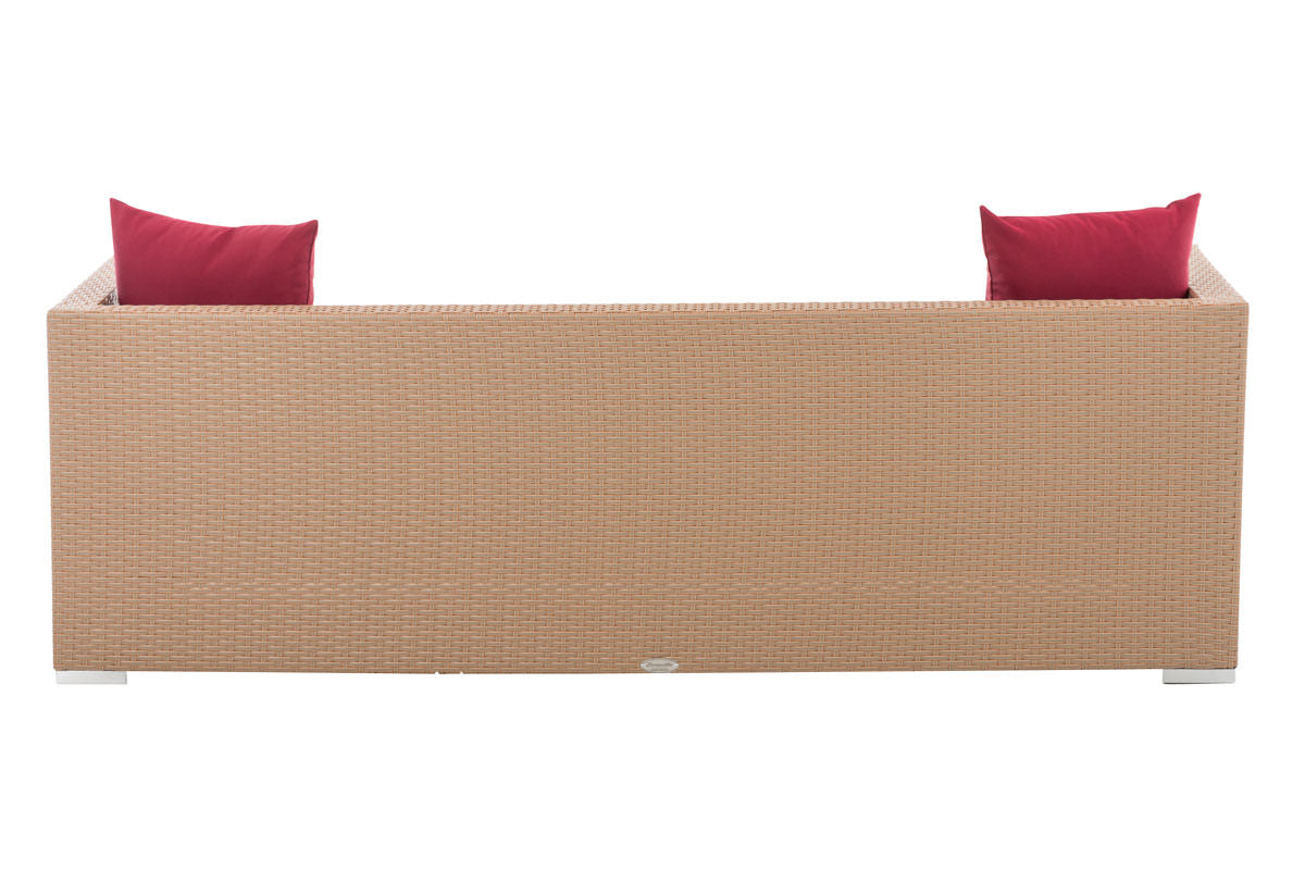 Loungebank Solano robijnrood (4)