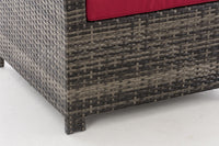 Fauteuil Fisolo robijnrood (6)
