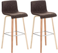 Set van 2 barkrukken Malone stof (4)