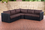 Hoekbank Tibera 5mm terrabruin