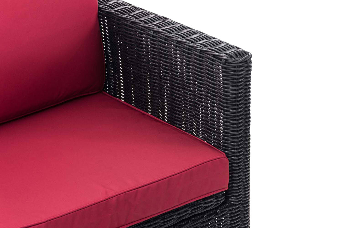 Hoekbank Tibera 5mm robijnrood (4)