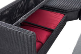 Hoekbank Tibera 5mm robijnrood (7)