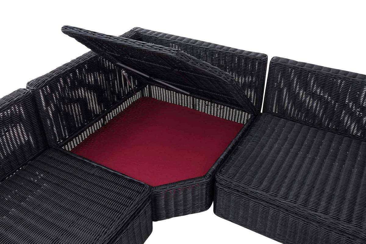 Hoekbank Tibera 5mm robijnrood (8)