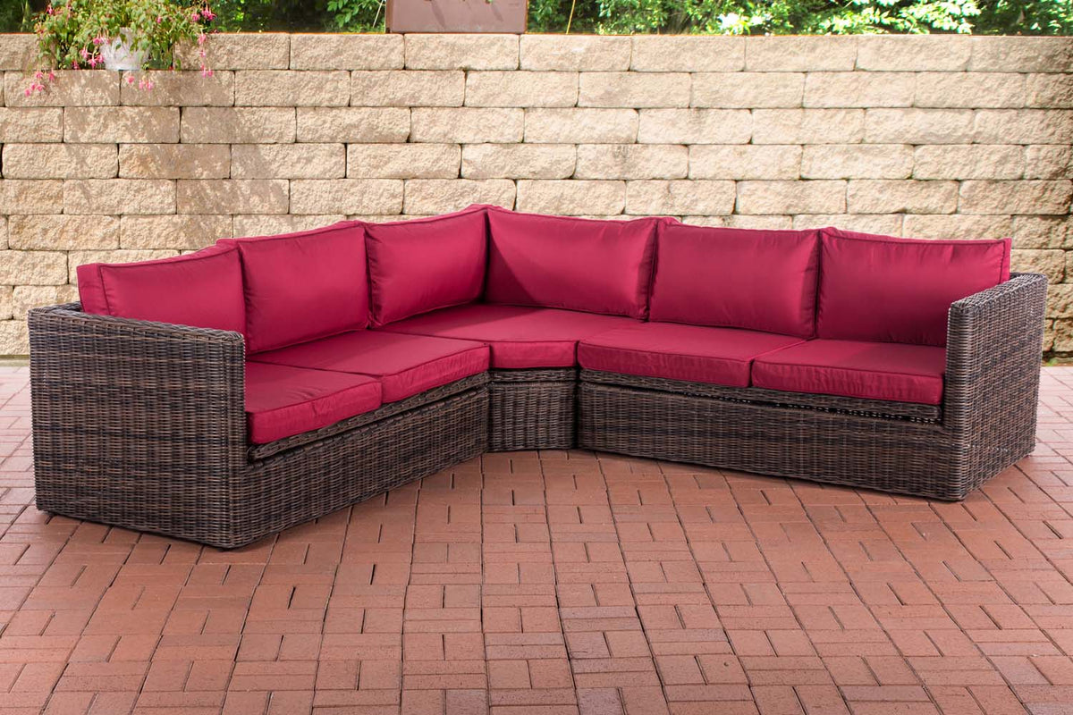 Hoekbank Tibera 5mm robijnrood (9)