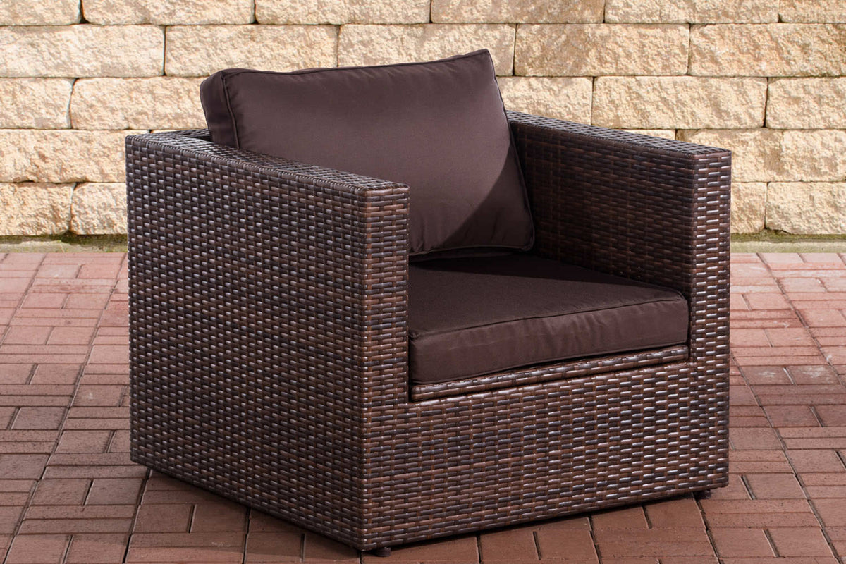 Fauteuil Tibera terrabruin